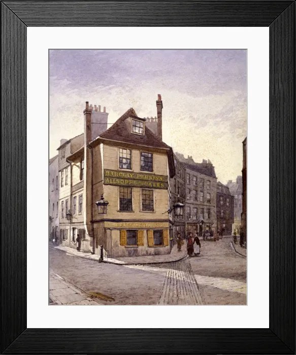Framed Print : Northumberland Head Inn, Stepney, London, 1884. Artist: John Crowther Framed Print : Northumberland Head Inn, Stepney, London, 1884. Artist: John Crowther
