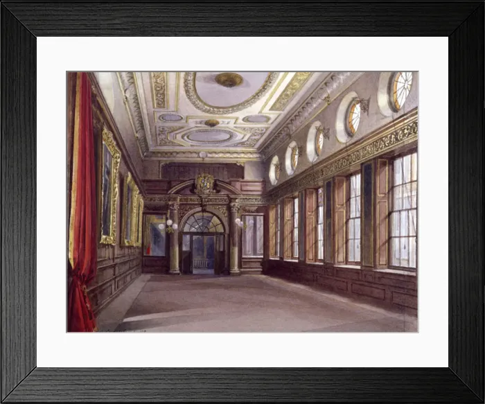 Framed Print : Interior of Tallow Chandlers Hall, London, 1890. Artist: John Crowther Framed Print : Interior of Tallow Chandlers Hall, London, 1890. Artist: John Crowther