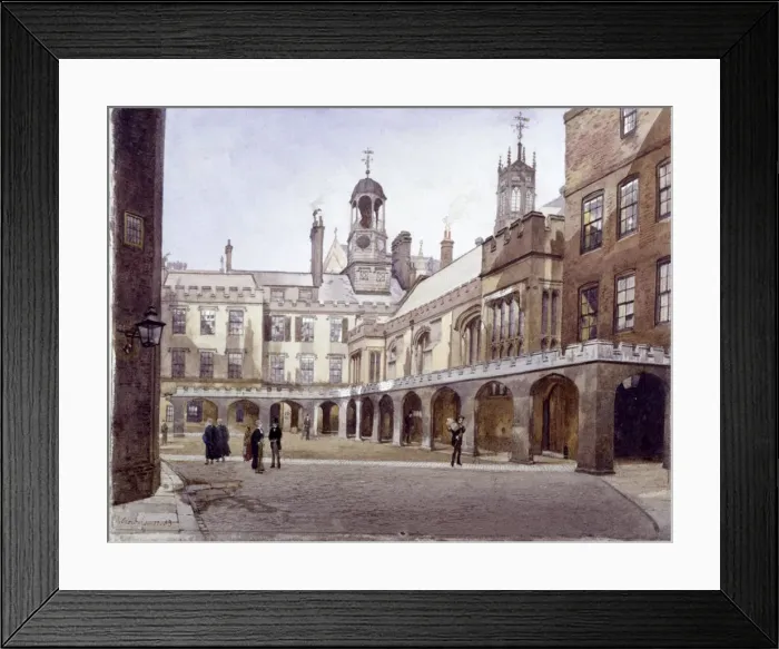 Framed Print : Lincolns Inn Old Hall, London, 1889. Artist: John Crowther Framed Print : Lincolns Inn Old Hall, London, 1889. Artist: John Crowther