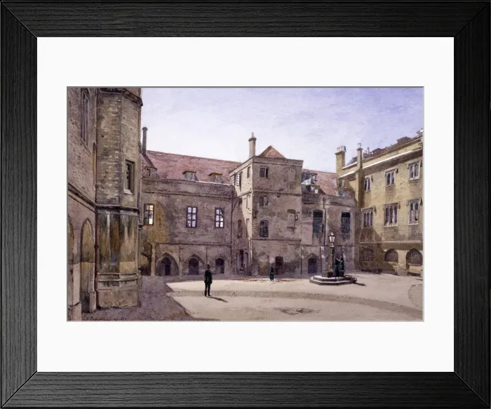 Framed Print : Christs Hospital, London, 1881. Artist: John Crowther Framed Print : Christs Hospital, London, 1881. Artist: John Crowther