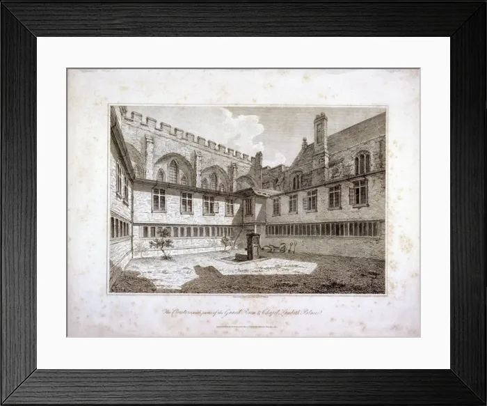 Framed Print : Lambeth Palace, London, 1805. Artist: Robert Cabbel Roffe Framed Print : Lambeth Palace, London, 1805. Artist: Robert Cabbel Roffe