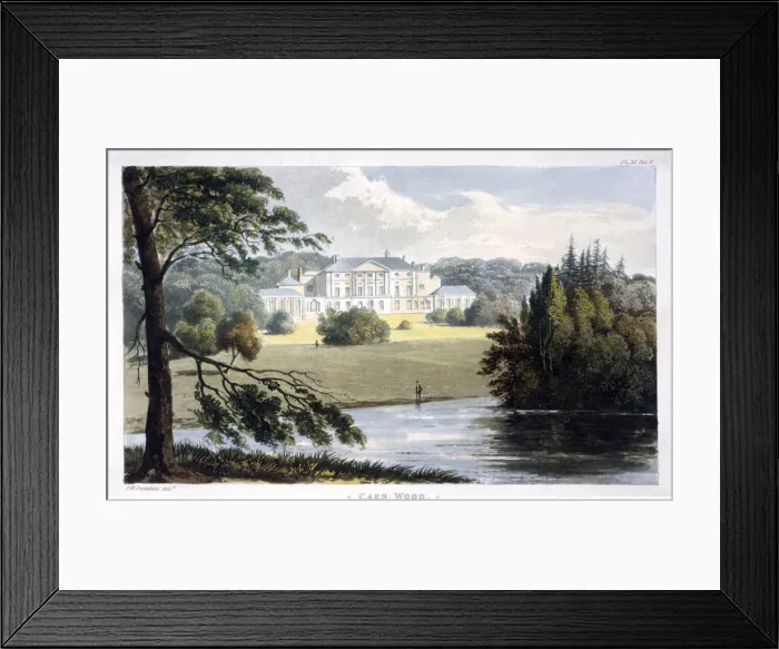 Framed Print : Kenwood House, Hampstead, London, 1810 Framed Print : Kenwood House, Hampstead, London, 1810