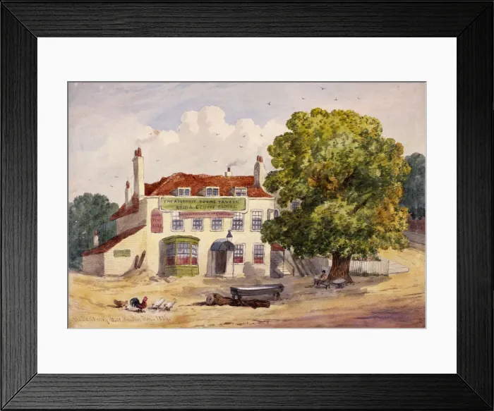 Framed Print : Assembly House, Kentish Town, London, 1834 Framed Print : Assembly House, Kentish Town, London, 1834