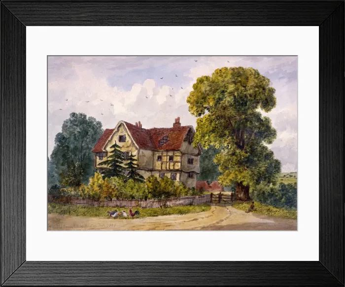 Framed Print : Kentish Town, London, 1834 Framed Print : Kentish Town, London, 1834