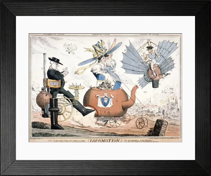 Framed Print : All the worlds a stage... London, c1824. Artist: W Taylor Framed Print : All the worlds a stage... London, c1824. Artist: W Taylor