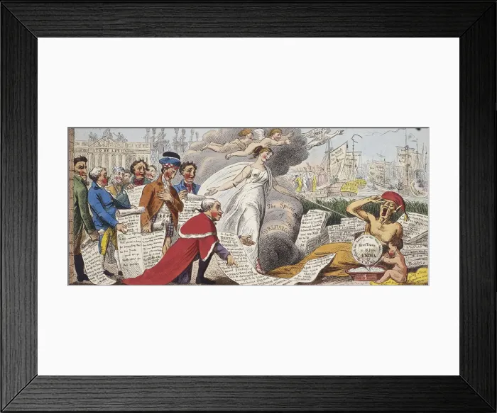 Framed Print : The spirit of delusion, London, c1825 Framed Print : The spirit of delusion, London, c1825