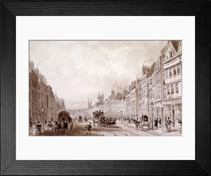 Framed Print : Holborn, London, c1830. Artist: Thomas Hosmer Shepherd Framed Print : Holborn, London, c1830. Artist: Thomas Hosmer Shepherd