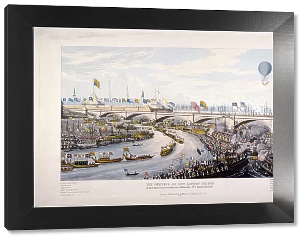 Opening of London Bridge (New), London, 1831