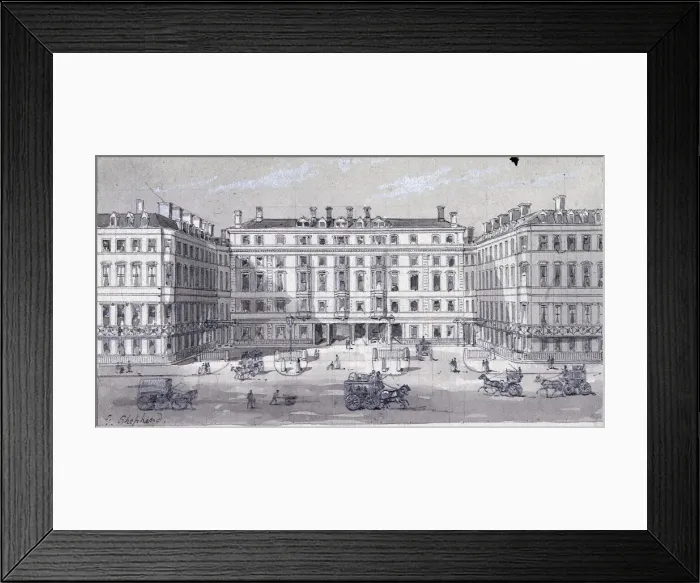 Framed Print : Euston Square Station, London, c1838. Artist: George Sidney Shepherd Framed Print : Euston Square Station, London, c1838. Artist: George Sidney Shepherd