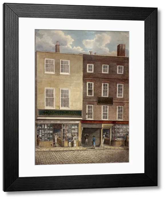 Framed Print : Borough High Street, London, 1830. Artist: G Yates Framed Print : Borough High Street, London, 1830. Artist: G Yates
