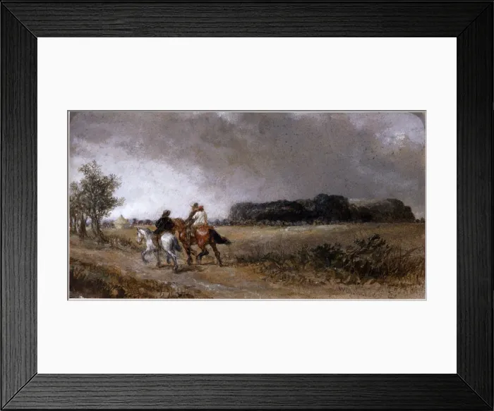 Framed Print : Winchelsea, East Sussex, (1865?) Artist: Sir John Gilbert Framed Print : Winchelsea, East Sussex, (1865?) Artist: Sir John Gilbert