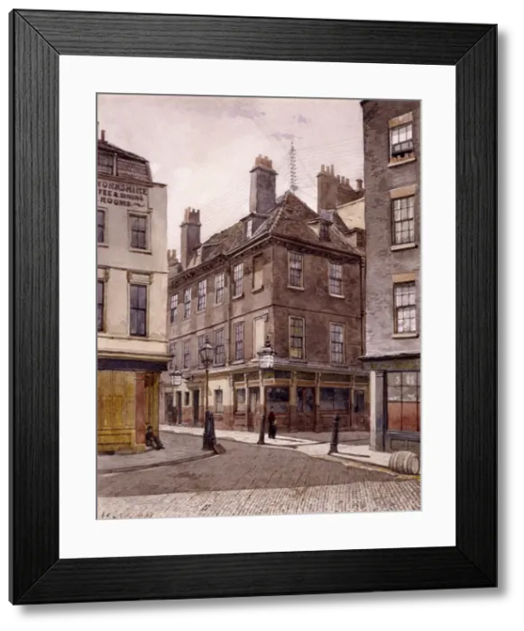 Framed Print : King Street, Stepney, London, 1886. Artist: John Crowther Framed Print : King Street, Stepney, London, 1886. Artist: John Crowther