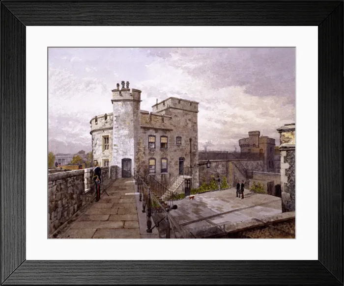 Framed Print : Tower of London, London, 1883. Artist: John Crowther Framed Print : Tower of London, London, 1883. Artist: John Crowther