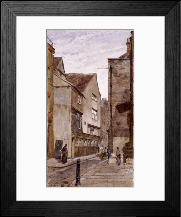 Framed Print : St Jamess Place, Aldgate, London, 1884. Artist: John Crowther Framed Print : St Jamess Place, Aldgate, London, 1884. Artist: John Crowther