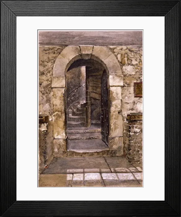 Framed Print : Tower of London, London, 1883. Artist: John Crowther Framed Print : Tower of London, London, 1883. Artist: John Crowther
