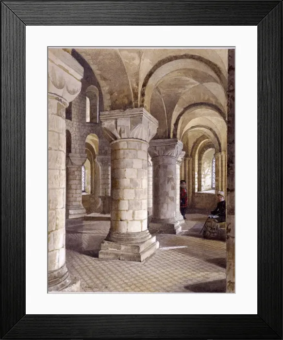 Framed Print : Tower of London, London, 1883. Artist: John Crowther Framed Print : Tower of London, London, 1883. Artist: John Crowther