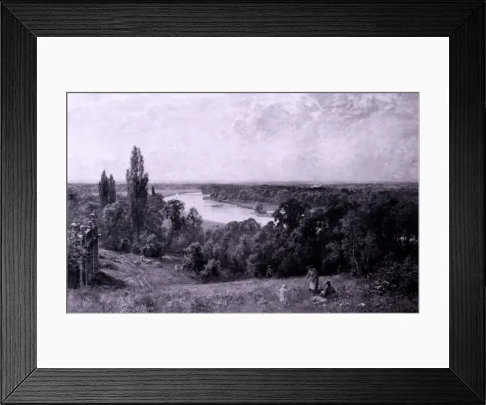 Framed Print : The River Thames from Richmond Hill, London, 1905. Artist: Sir Ernest Albert Waterlow Framed Print : The River Thames from Richmond Hill, London, 1905. Artist: Sir Ernest Albert Waterlow