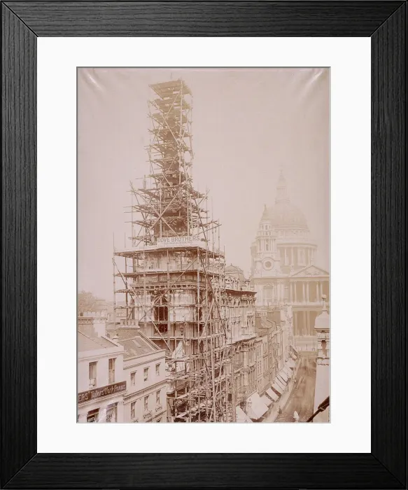 Framed Print : St Martin within Ludgate, London, c1896 Framed Print : St Martin within Ludgate, London, c1896