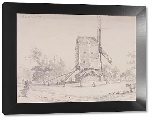 View of windmill on Blackheath, Greenwich, London, 1833. Artist: George Shepheard