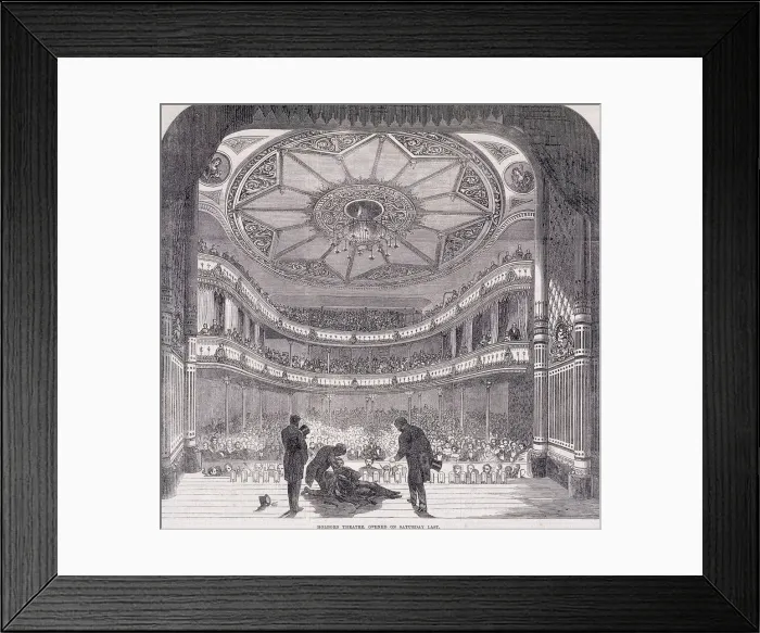 Framed Print : Interior view of Holborn Theatre Royal, High Holborn, Holborn, London, c1890. Artist Framed Print : Interior view of Holborn Theatre Royal, High Holborn, Holborn, London, c1890. Artist