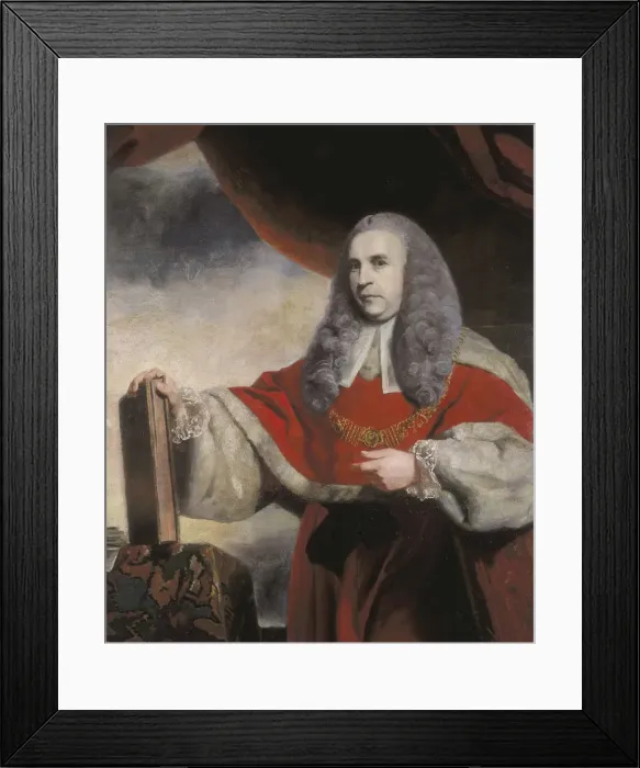 Framed Print : Sir Charles Pratt. 1764. Artist: Sir Joshua Reynolds Framed Print : Sir Charles Pratt. 1764. Artist: Sir Joshua Reynolds