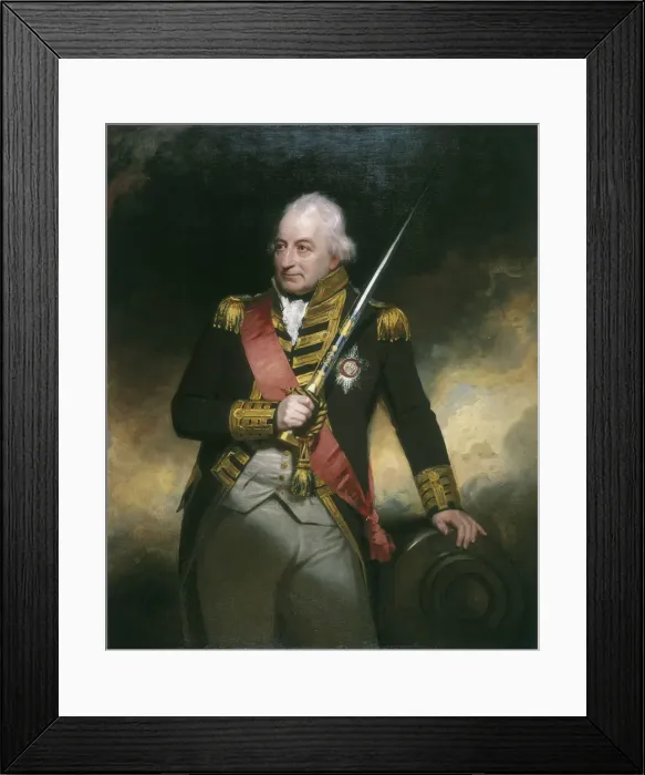 Framed Print : Admiral John Jervis, c1801. Artist: Sir William Beechey Framed Print : Admiral John Jervis, c1801. Artist: Sir William Beechey