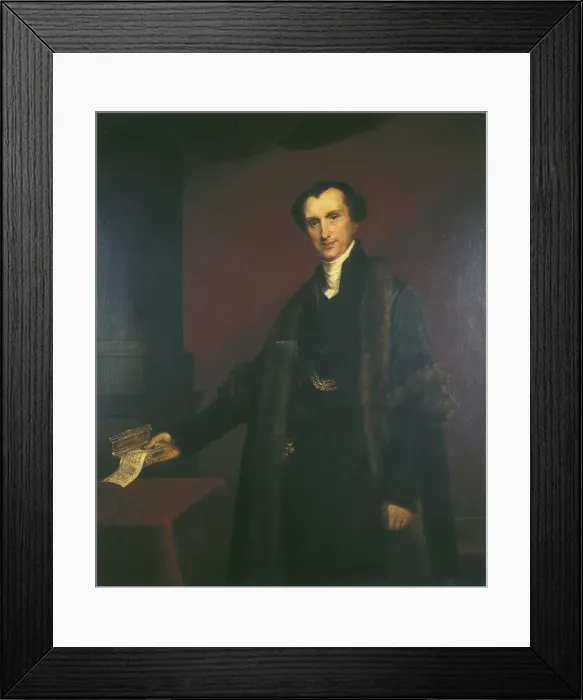 Framed Print : Sir James Shaw. 1834. Artist: Mary Martha Pearson Framed Print : Sir James Shaw. 1834. Artist: Mary Martha Pearson