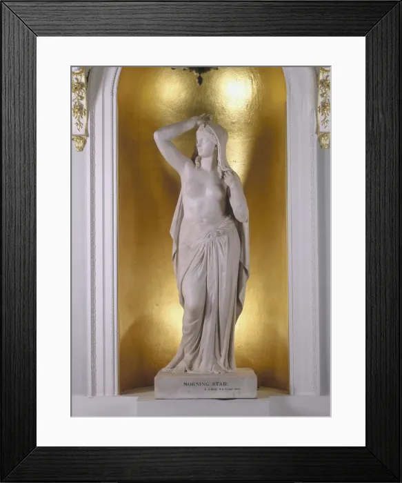 Framed Print : The Morning Star. 1854. Artist: Edward Hodges Bailey Framed Print : The Morning Star. 1854. Artist: Edward Hodges Bailey
