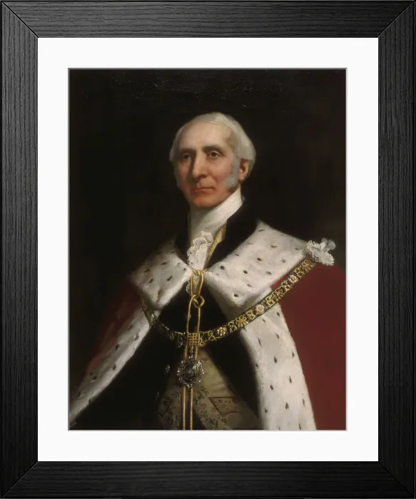 Framed Print : Sir David Salomans. c1856. Artist: Solomon Alexander Hart Framed Print : Sir David Salomans. c1856. Artist: Solomon Alexander Hart