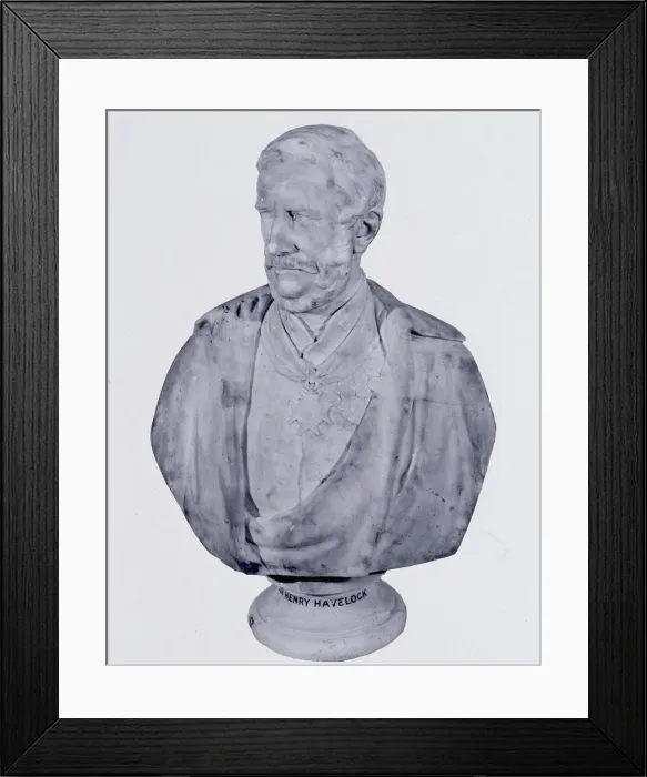 Framed Print : Major General Sir Henry Havelock. 1858. Artist: William Behnes Framed Print : Major General Sir Henry Havelock. 1858. Artist: William Behnes