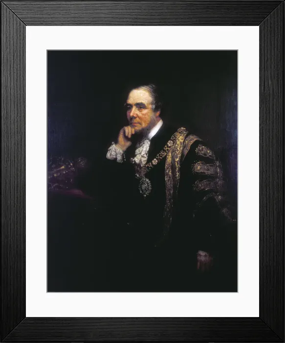 Framed Print : Sir Thomas Dakin. 1871. Artist: Henry Turner Munns Framed Print : Sir Thomas Dakin. 1871. Artist: Henry Turner Munns