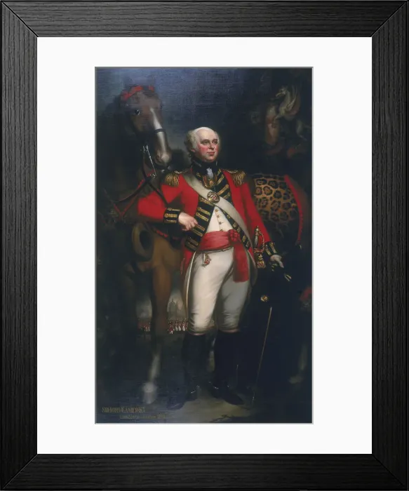 Framed Print : Sir John Eamer. Artist: Mather Brown Framed Print : Sir John Eamer. Artist: Mather Brown
