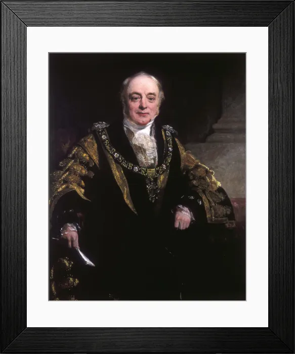 Framed Print : Sir John Musgrave. 1852. Artist: John Preston Knight Framed Print : Sir John Musgrave. 1852. Artist: John Preston Knight
