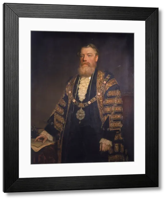 Framed Print : Sir Henry Edmund Knight. 1883. Artist: John Robert Dicksee Framed Print : Sir Henry Edmund Knight. 1883. Artist: John Robert Dicksee