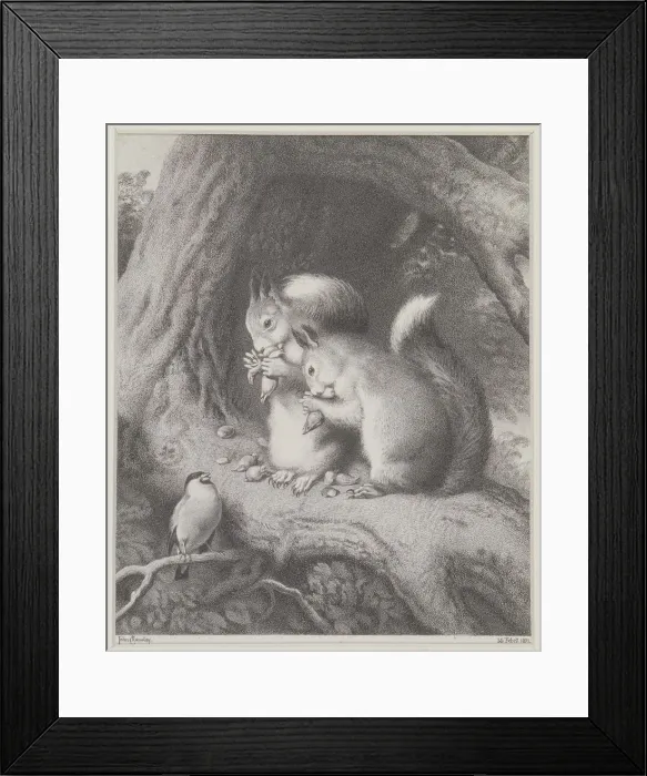 Framed Print : Piper and a Pair of Nutcrackers. 1871. Artist: John Chumley Framed Print : Piper and a Pair of Nutcrackers. 1871. Artist: John Chumley