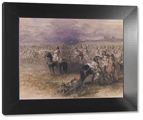 French cavalry, 1851. Artist: Sir John Gilbert