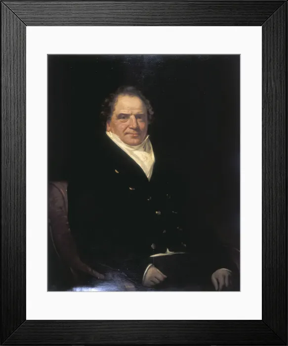 Framed Print : Sir Edward Banks, 1829. Artist: William Patten Framed Print : Sir Edward Banks, 1829. Artist: William Patten