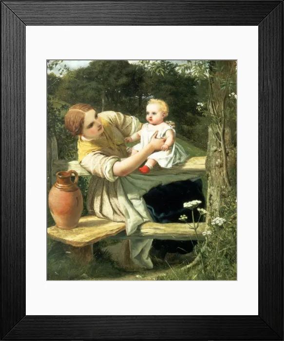 Framed Print : On the Way to the Spring, c1862. Artist: Frederick Richard Pickersgill Framed Print : On the Way to the Spring, c1862. Artist: Frederick Richard Pickersgill