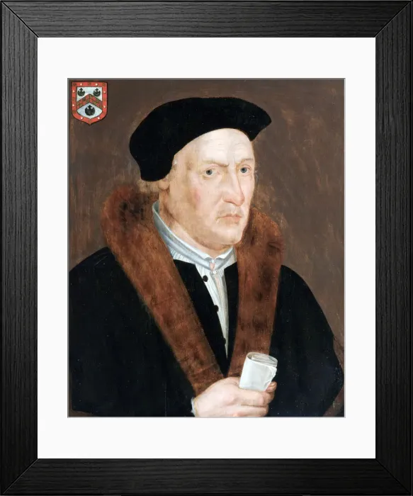 Framed Print : Sir Thomas Exmewe, Lord Mayor 1517, c1550. Artist: John Bettes Framed Print : Sir Thomas Exmewe, Lord Mayor 1517, c1550. Artist: John Bettes