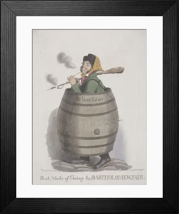 Framed Print : Best Mode of Going to Bartholomew Fair, c1825. Artist: Theodore Lane