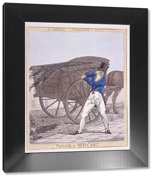 Passing a Mud Cart, 1821. Artist: Richard Dighton