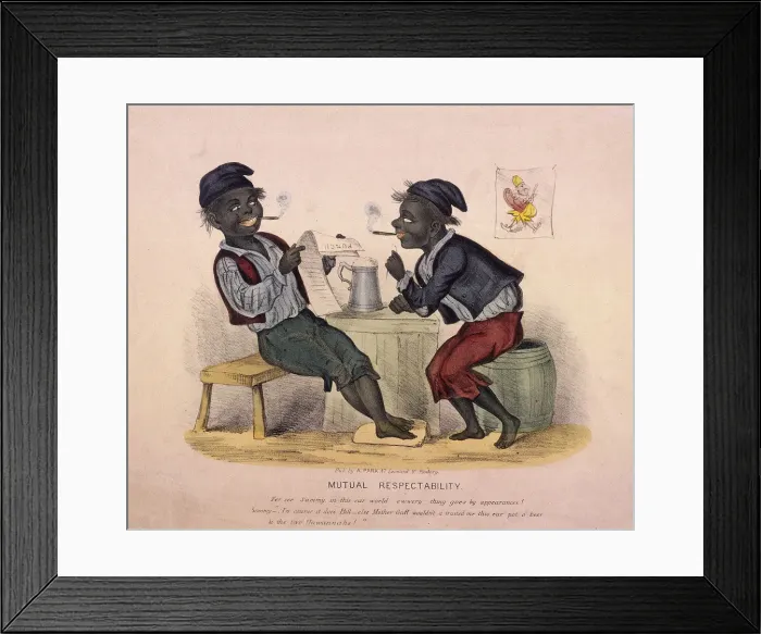 Framed Print : Mutual Respectability... 1840 Framed Print : Mutual Respectability... 1840