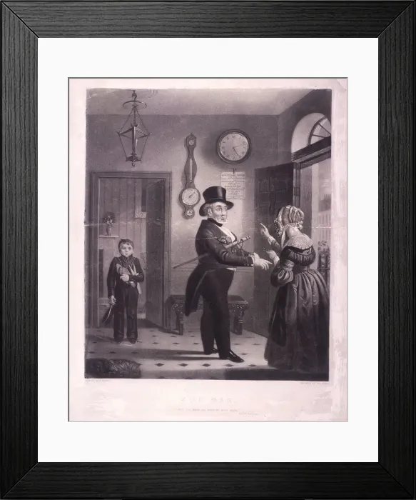 Framed Print : The Man. I pray you know me when we meet again, 1840. Artist: James Scott Framed Print : The Man. I pray you know me when we meet again, 1840. Artist: James Scott