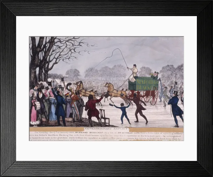 Framed Print : Extraordinary Exploit, 1826