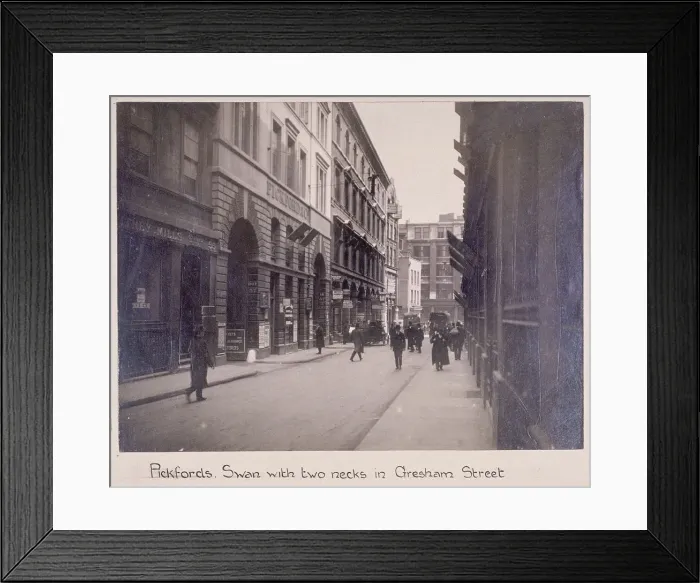 Framed Print : Gresham Street, London, c1920 Framed Print : Gresham Street, London, c1920