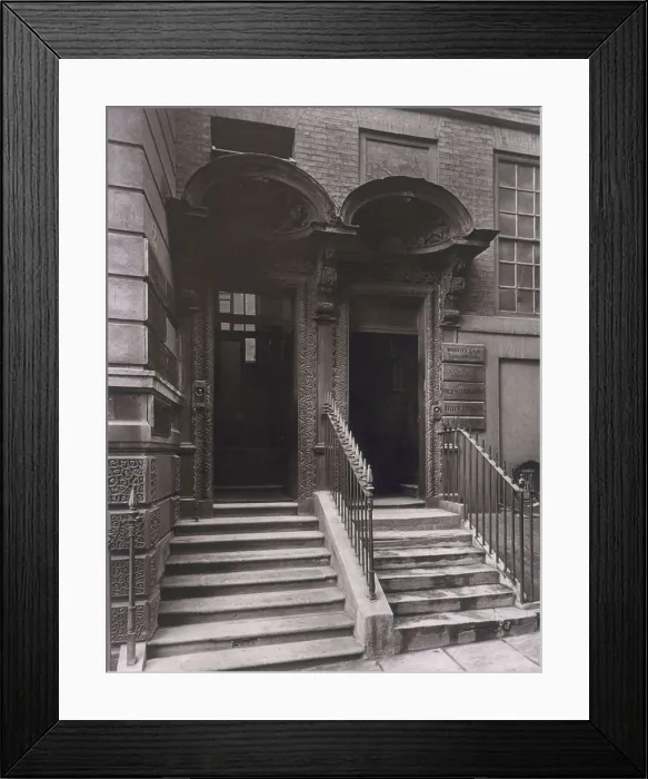 Framed Print : Doorways at Laurence Pountney Hill, London, 1884. Artist: Henry Dixon Framed Print : Doorways at Laurence Pountney Hill, London, 1884. Artist: Henry Dixon