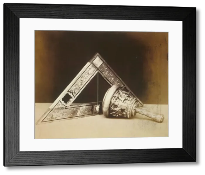 Framed Print : Mallet and level used for constructing Holborn Viaduct, Holborn, London, 1867. Artist Framed Print : Mallet and level used for constructing Holborn Viaduct, Holborn, London, 1867. Artist