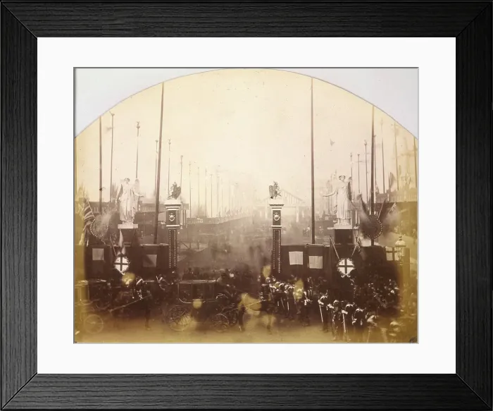 Framed Print : Opening of Holborn Viaduct, Holborn, London, 1869. Artist: Henry Dixon Framed Print : Opening of Holborn Viaduct, Holborn, London, 1869. Artist: Henry Dixon