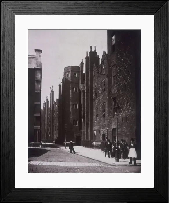 Framed Print : Lincolns Inn, Old Square, Holborn, London, 1867. Artist: Henry Dixon Framed Print : Lincolns Inn, Old Square, Holborn, London, 1867. Artist: Henry Dixon