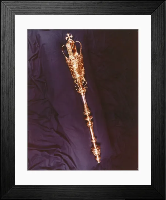 Framed Print : City of London Mace, c1978 Framed Print : City of London Mace, c1978